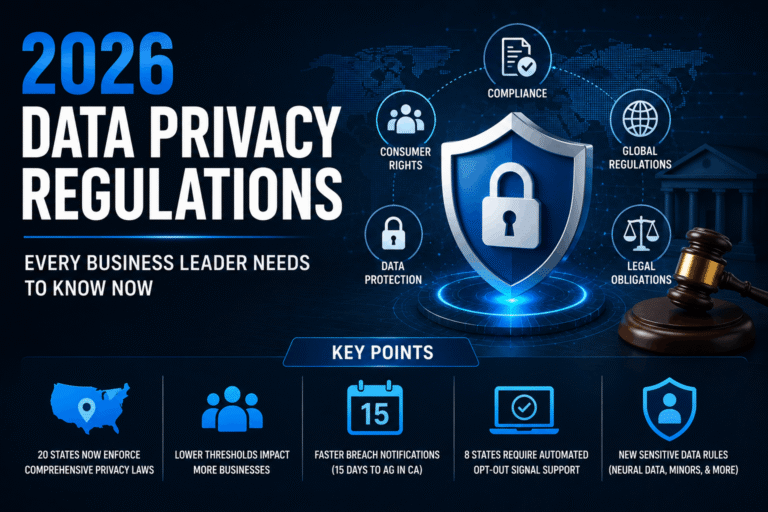2026 Data Privacy Regulations Every Business Leader Needs to Know Now