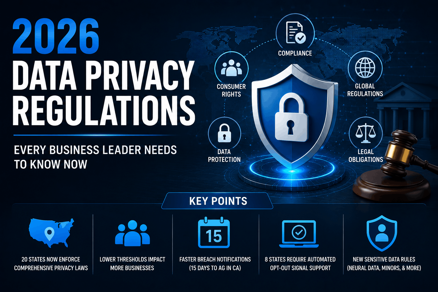 2026 Data Privacy Regulations Every Business Leader Needs to Know Now