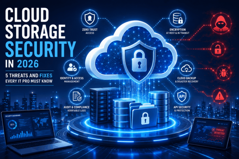 Cloud Storage Security in 2026: 5 Threats and Fixes Every IT Pro Must Know