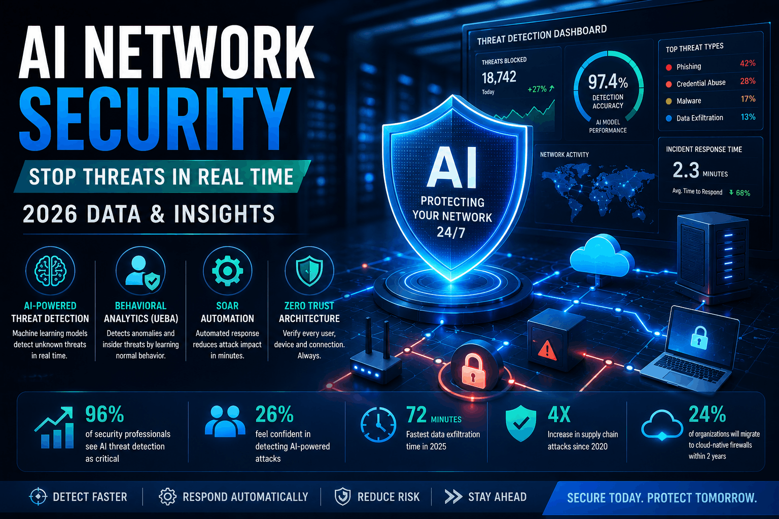 How AI Network Security Stops Threats in Real Time (2026 Data)