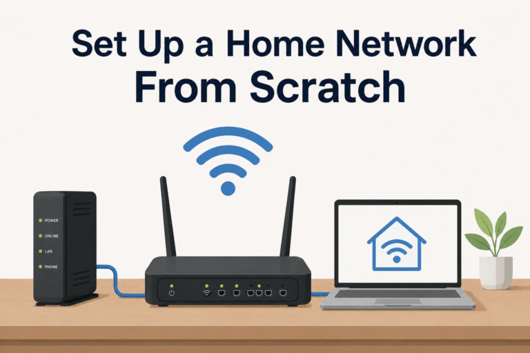How to Set Up a Home Network From Scratch: A Step-by-Step Tutorial for Beginners