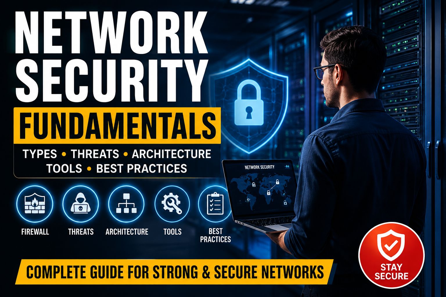 Network Security Fundamentals: Principles, Types, Threats, Architecture & Best Practices