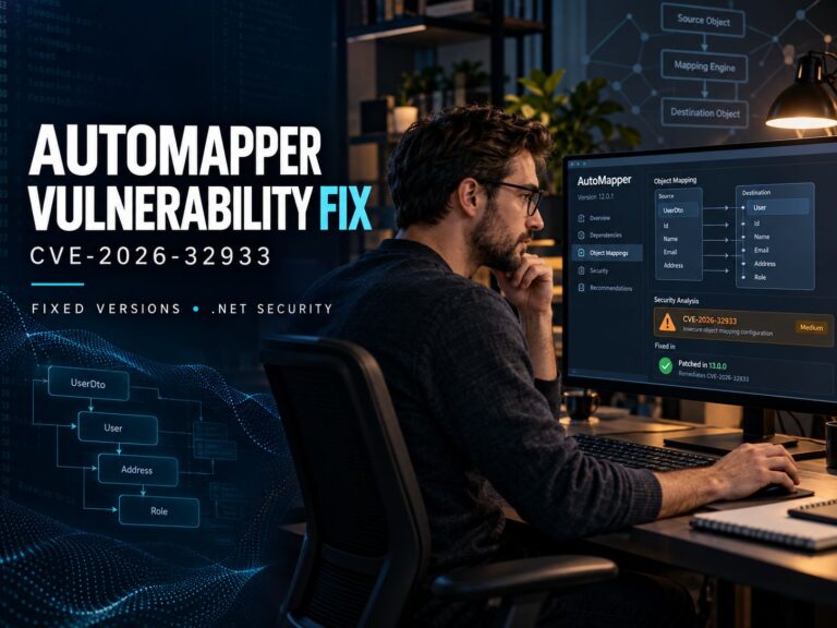 AutoMapper GHSA-rvv3-g6hj-g44x Fixed Version: Check & Fix CVE-2026-32933