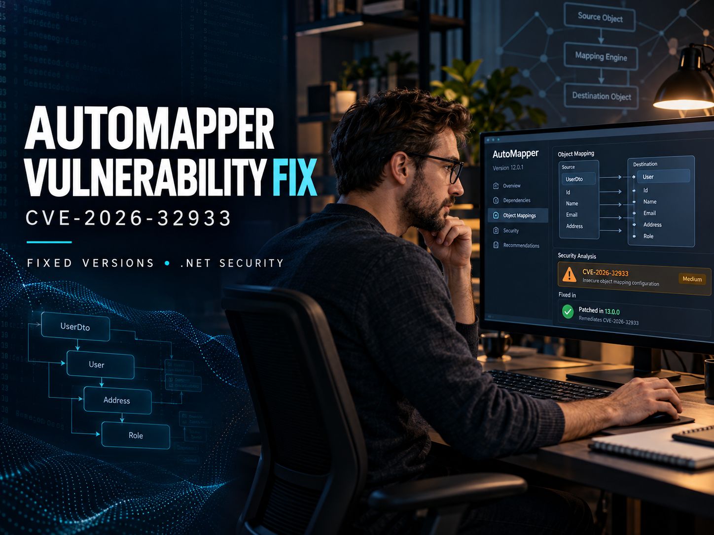 AutoMapper GHSA-rvv3-g6hj-g44x Fixed Version: Check & Fix CVE-2026-32933