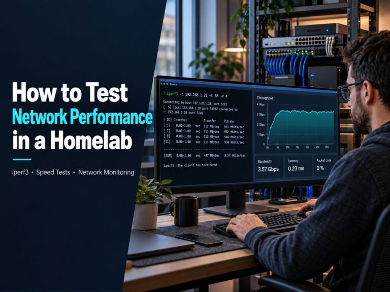 How to Test Network Performance in a Homelab: Speed Test, iperf3 & Monitoring Guide