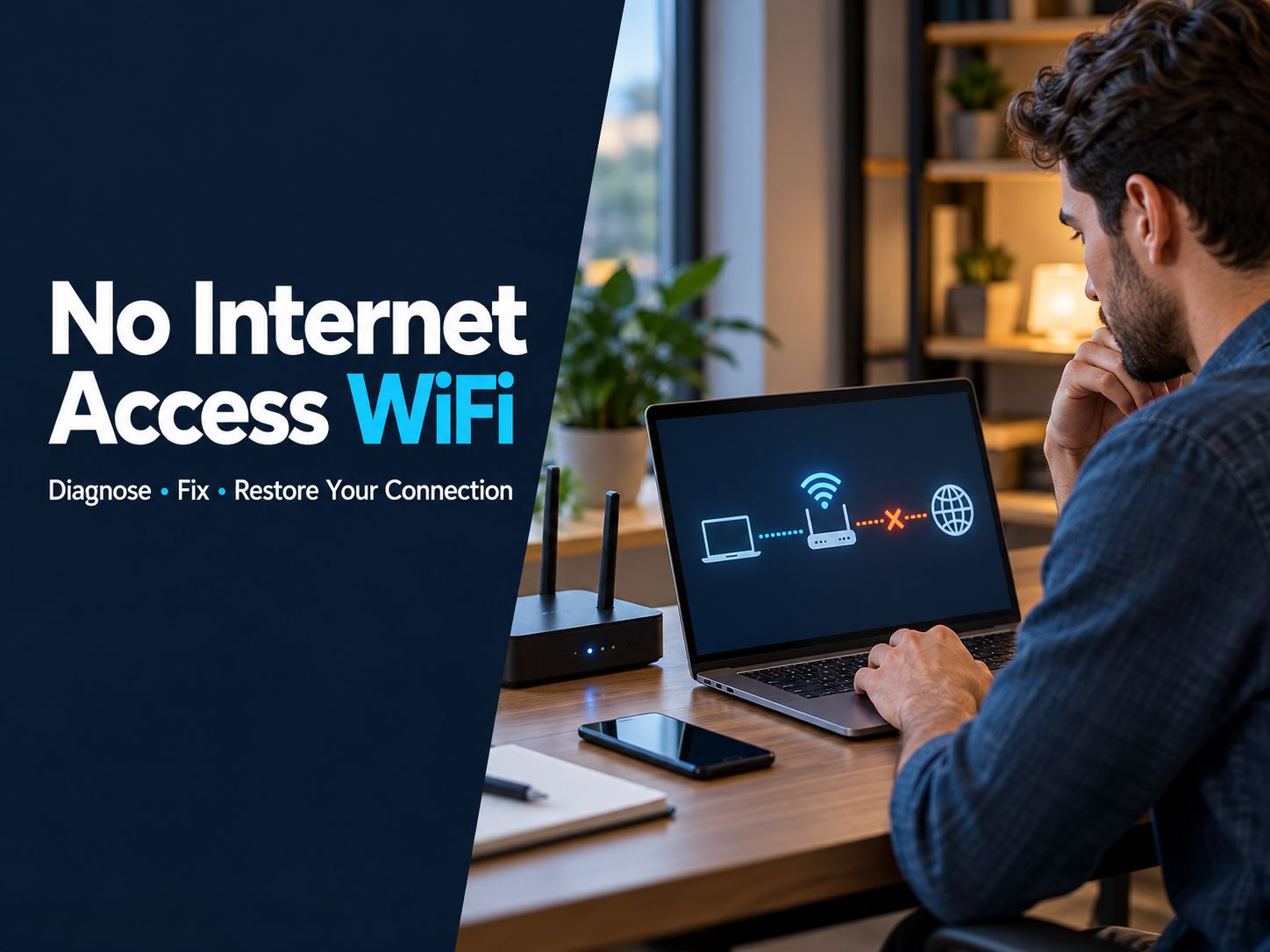 No Internet Access WiFi Troubleshooter: Fix Connected but No Internet